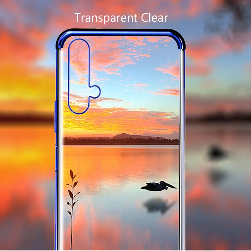 Чехол Hacrin для Huawei Nova 5 T мягкий прозрачный чехол из ТПУ с прозрачным покрытием TCase