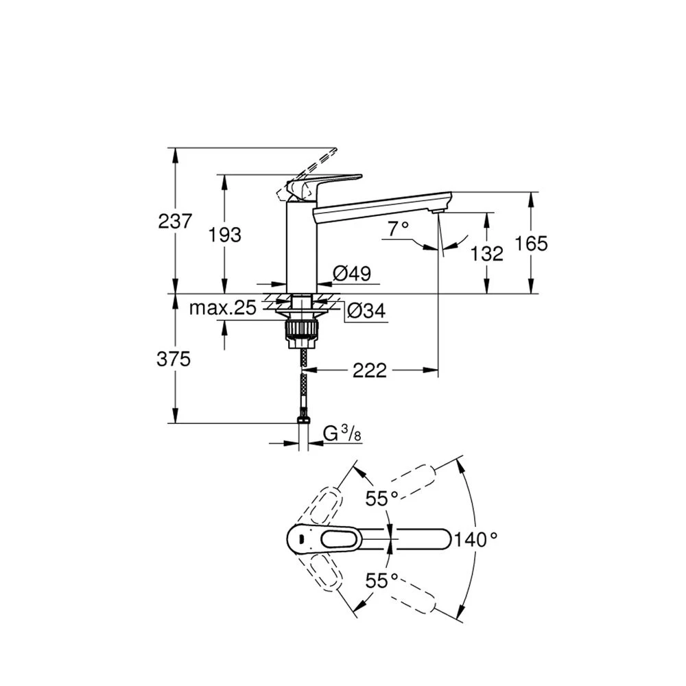 Смеситель для кухни Grohe BauFlow | Обустройство дома