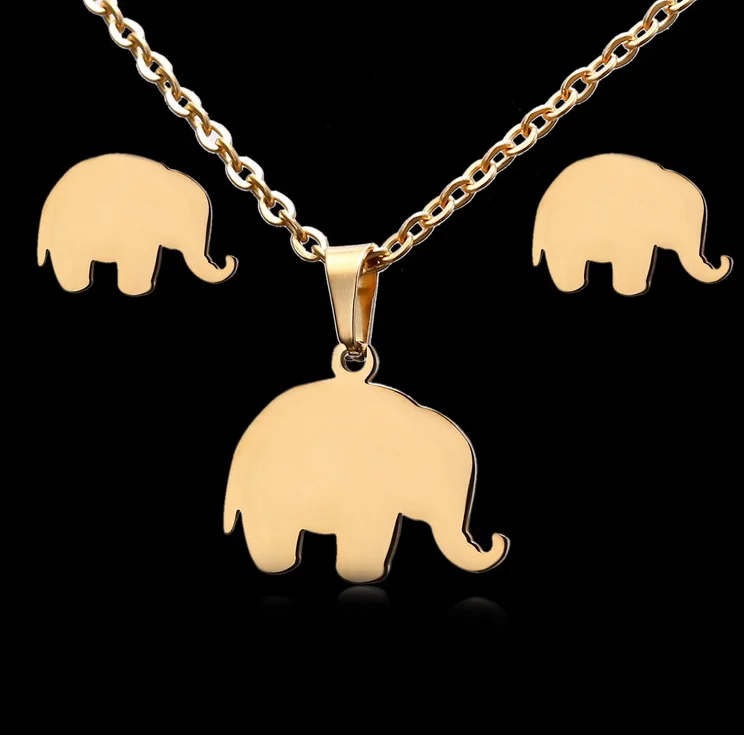 SZED-003 Золотое животное Медовое ожерелье Подвесные серьги шпильки ювелирные