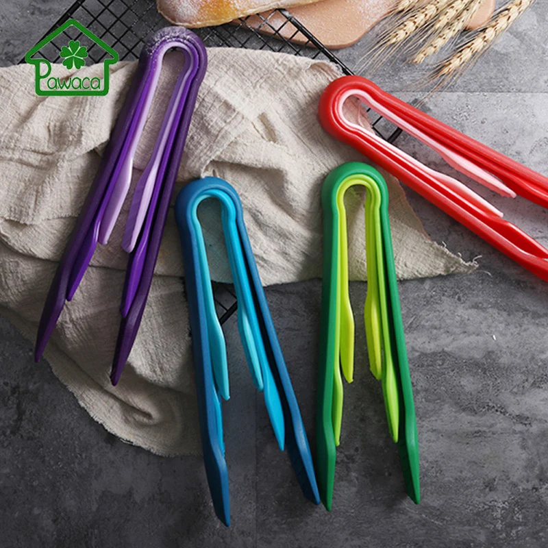 3 шт./компл. пищевой многоцветной пластиковый зажим для хлеба салат пиццы