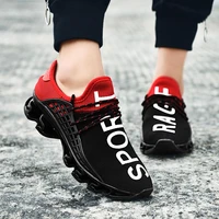 large size outdoor non slip womens sport shoes men sneakers for running summer sports shoes for women black red sneackers b 603