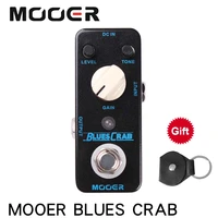 mooer mbd1 blues crab blues overdrive guitar effect pedal true bypass electric guitar pedal full metal shell guitar accessories