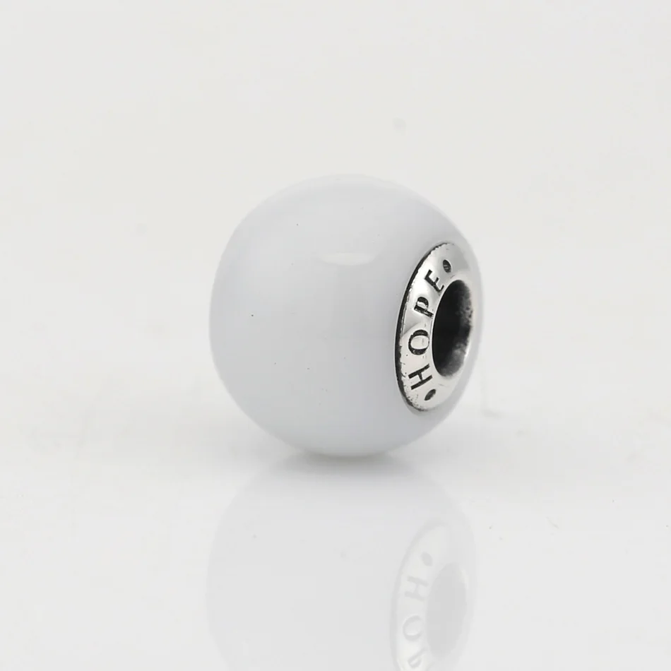 

Essence Bead S925 Silver HOPE Charm For Essence Bracelet Bangle Lady Jewelry Gift Small Hole