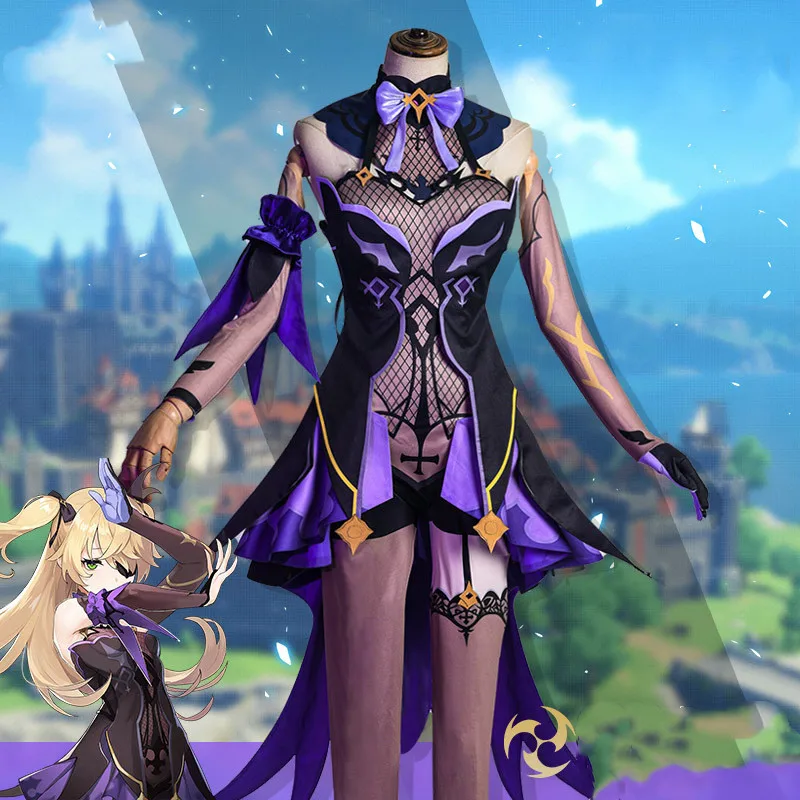 

Костюм женский Императорский из аниме Genshin Impact Cos Fischl