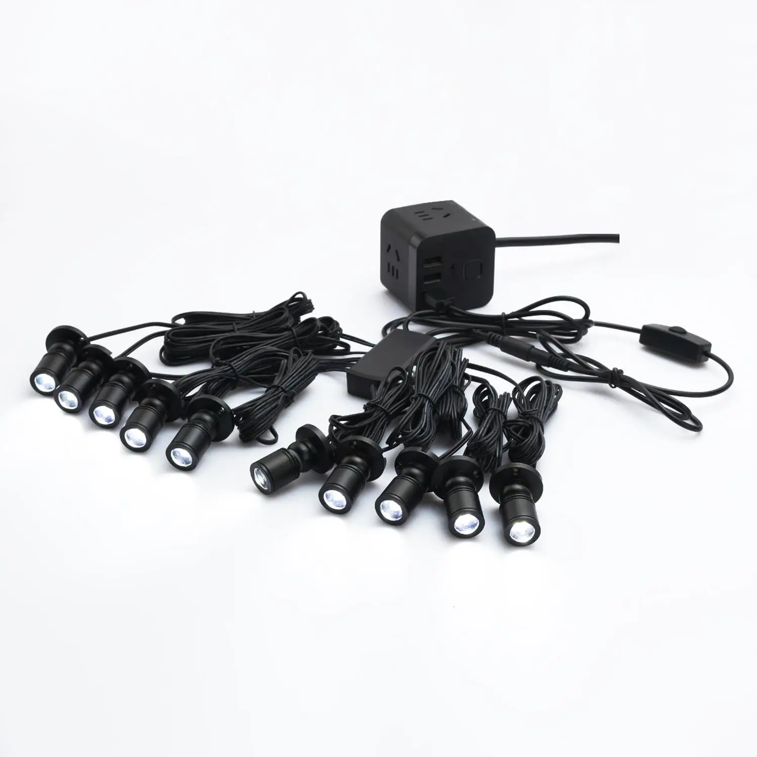 С регулируемой яркостью 5V USB шкаф счетчик прожектор и комплект Sseries 1, но не более чем на 1 - 10 светодиодный лампы - изображение