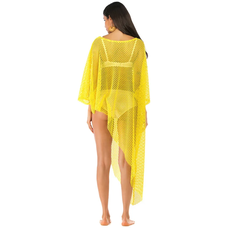 Женская Пляжная накидка парео пляжная одежда саронг туника для прогулок Salida De Playa