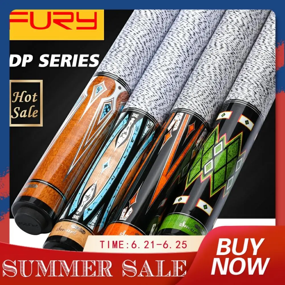 

Original Fury Billiard Pool Cue DP 13mm Tip Hard Maple Shaft Handmade Professional Billar Cue Stick Kit with Billard Gifts
