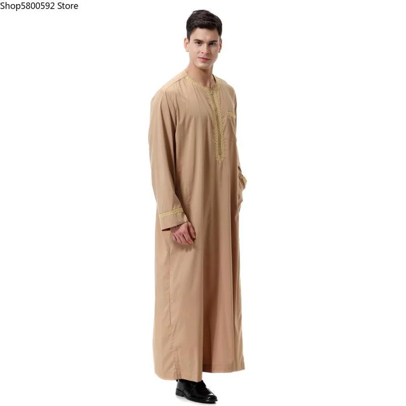 Мужское мусульманское платье абайя Пакистанская мусульманская одежда халат