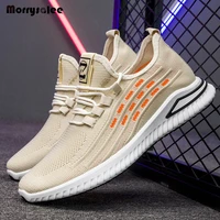 2022 mens shoes autumn new mens sports shoes trendy shoes mens fashion korean shoes flying woven breathable casual shoes men