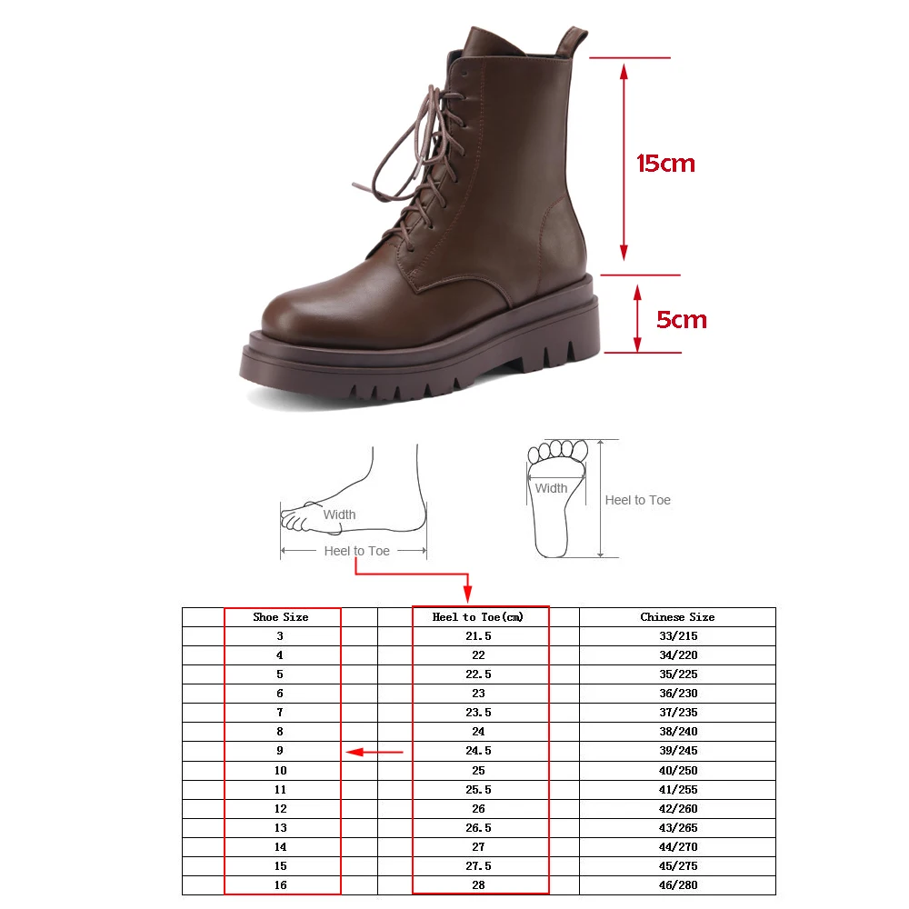 

Black Flat Bottom Ankle Boots For Women Platform Motorcycle Boots Ladies Autumn Winter Short Boots Shoes Bottines Femme