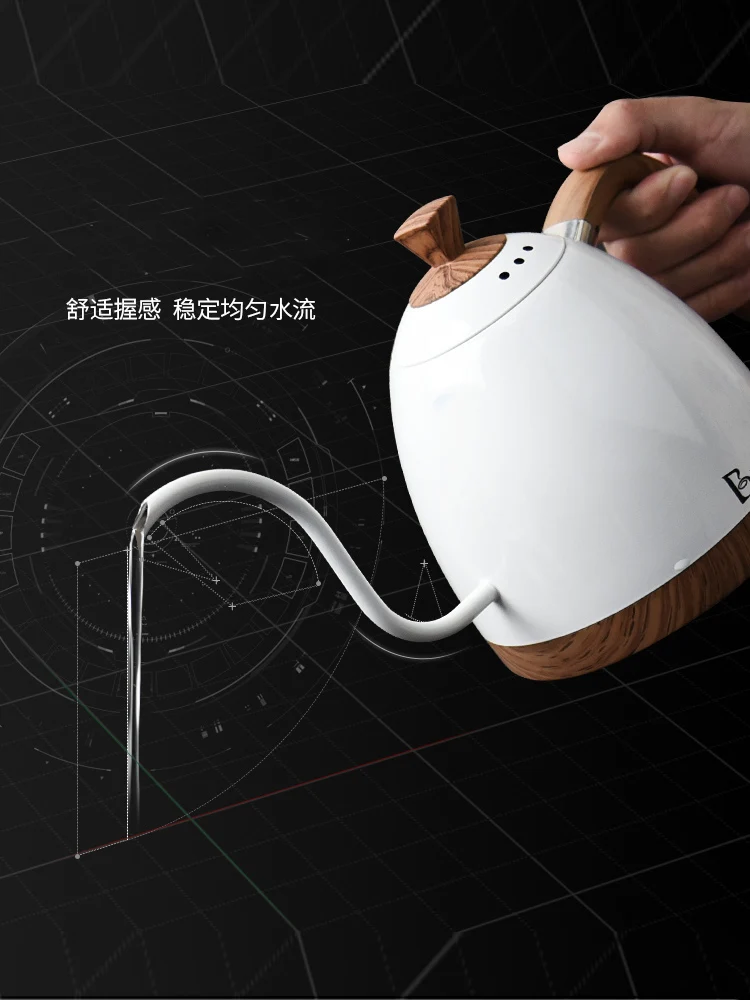 Brewista Artisan-hervidor de agua Digital de temperatura Variable, tetera inteligente de cuello de cisne, 220V, enchufe AU/UK, potera de caf&eacute; hecha a mano, 0.6L-1