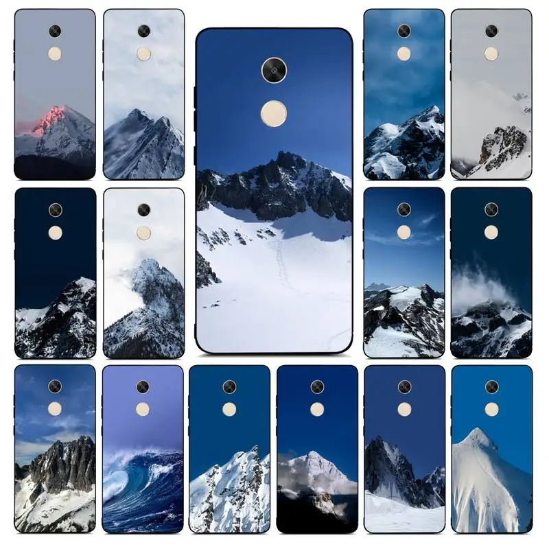

YNDFCNB Snow Mountain Phone Case for Redmi Note 8 7 9 4 6 pro max T X 5A 3 10 lite pro