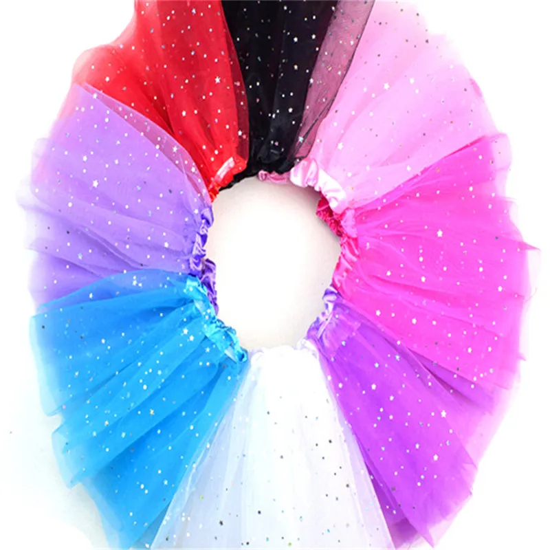 

Summer Kids Baby Star Glitter Dance Tutu Skirt For Girl Children