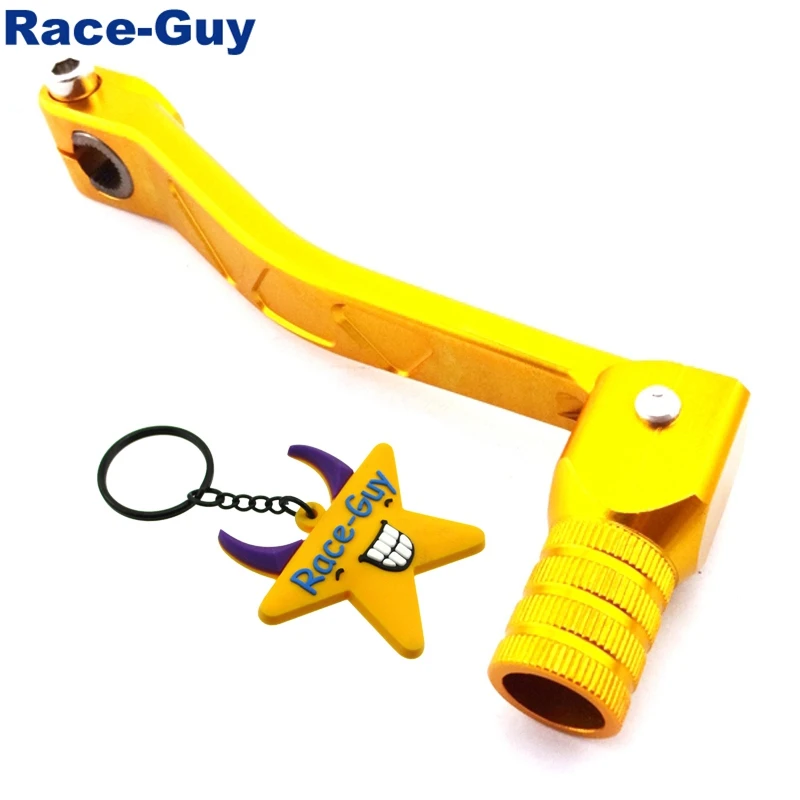 Алюминиевый Золотой складной рычаг переключения передач 11 мм для китайского