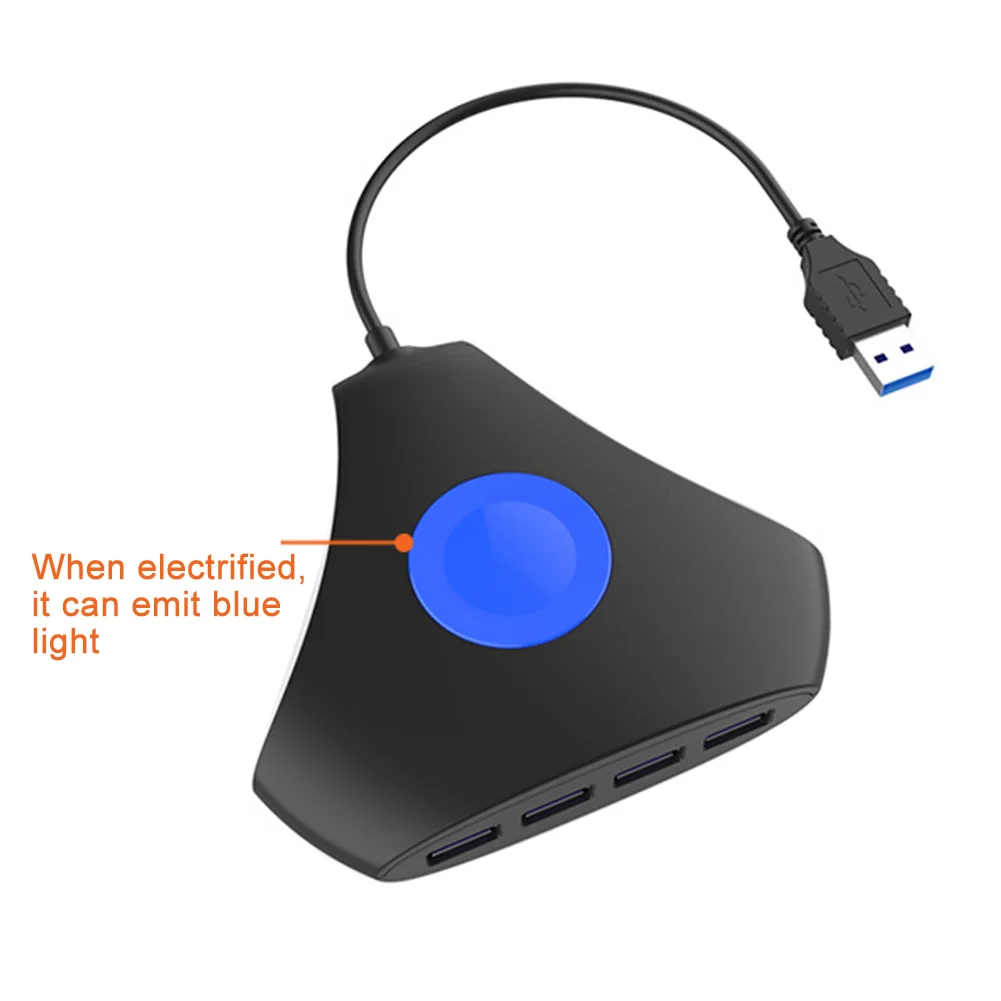 

3.0 High Speed 4 Ports Splitter Expander Ultra Slim USB Hub Flash Drives Portable For Laptop PC Mobile HDD Data Transmission