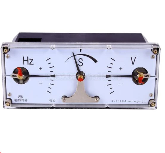 1Pcs MZ10 Three Phase Synchronous Meter Generator Grid Connected 100V 220 V Synchronous Meter MZ-10