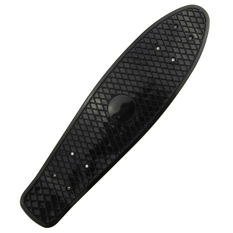 

22.5X 6 Inch Skateboard Plastic Fish Banana Skating Board Decks for Outdoor Sport Fish Board Non-Slip Deck