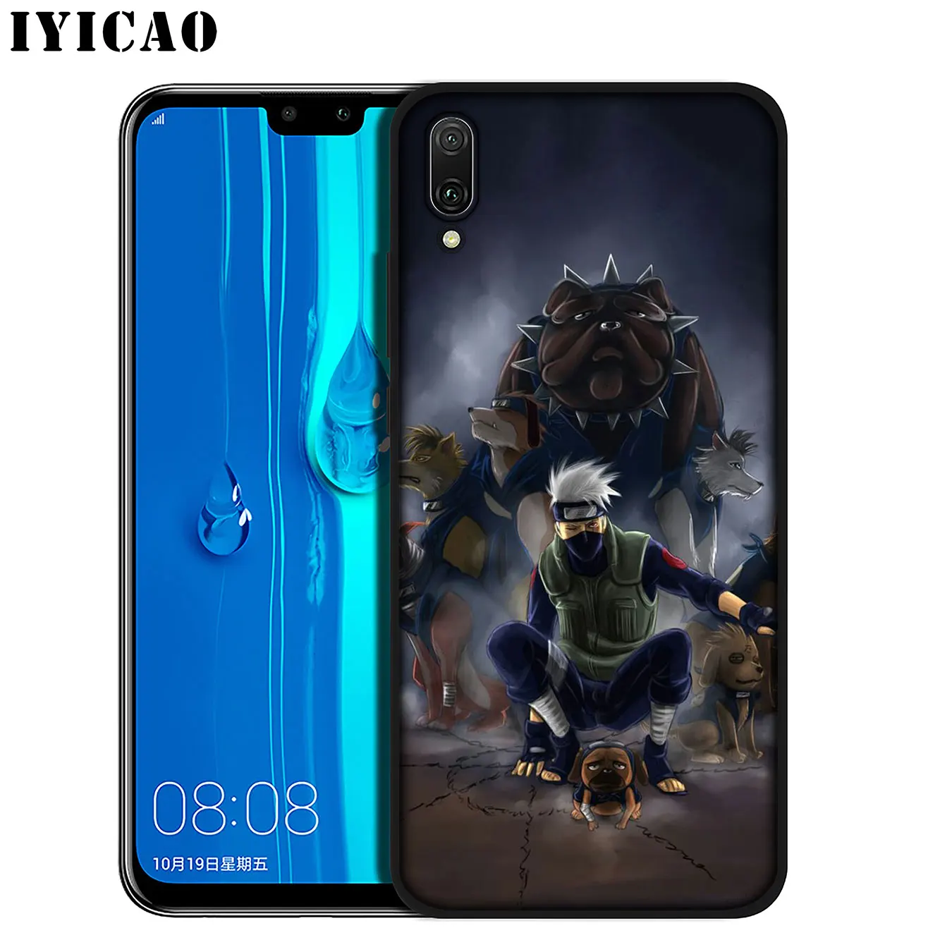 IYICAO NARUTO Hatake Kakashi COOL Soft Silicone Phone Case for Huawei Mate 30 20 10 Pro Black Nova 5i 4 3 3i 2i 2 Lite |