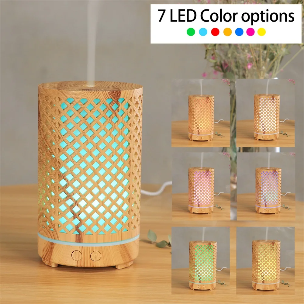 

Electric Air Humidifier Essential Aroma Oil Diffuser Ultrasonic Aromatherapy Cool Mist Maker Fogger for Home with LED Night Lamp
