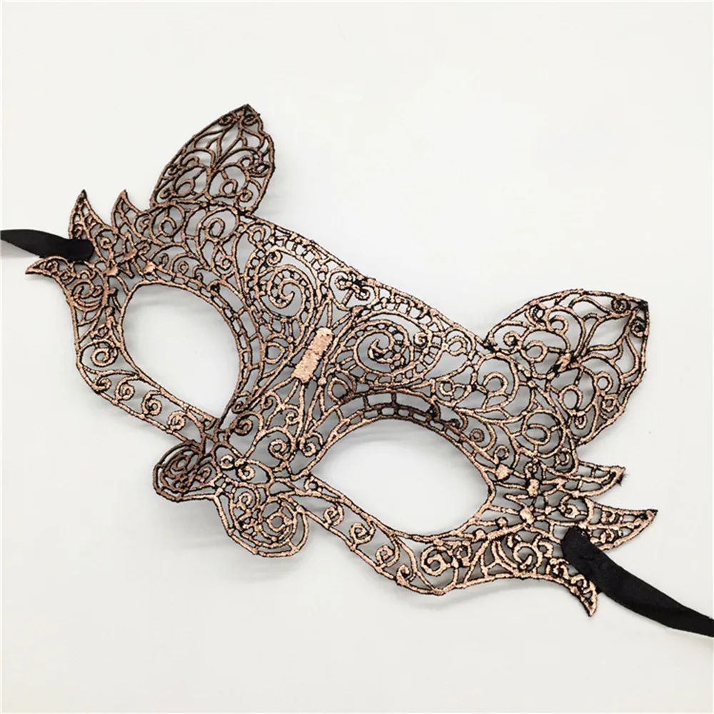 1 шт Черная сексуальная маска для глаз Маскарадная на половину лица мяч Вечерние