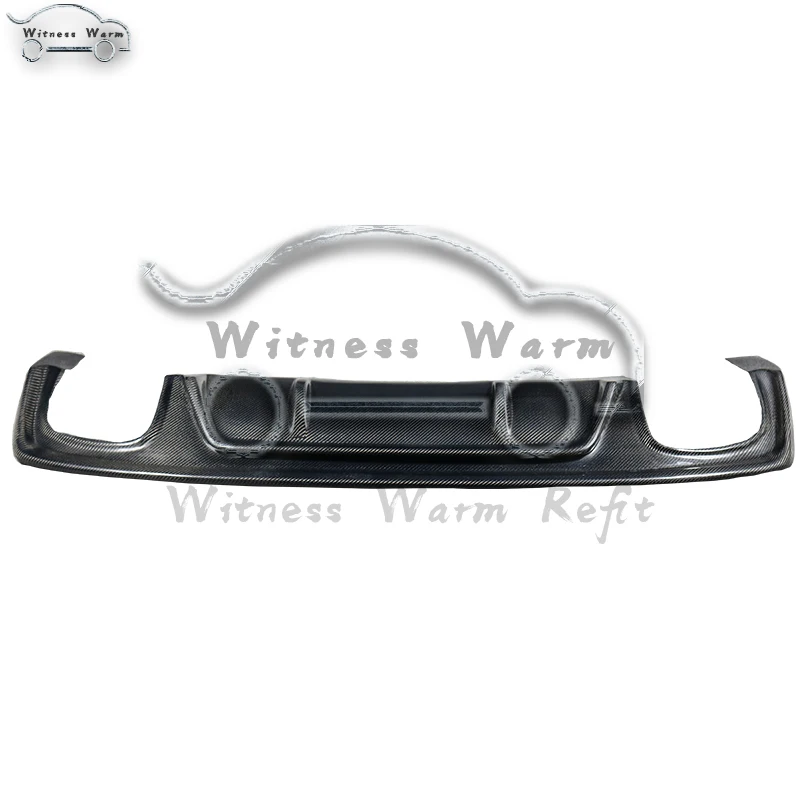 A4 B8.5 Spoiler Carbon Fiber Rear Bumper Diffuser Lip Spoiler For Audi Sport Sline And S4 Model 2013