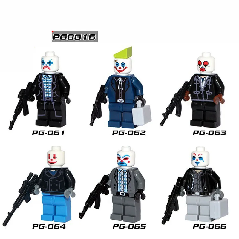 PG8016 строительные блоки Супер Герои Джокер бандит банды клан пещеры Бэтмен