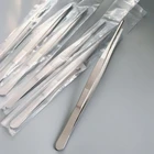 Высококачественные пинцеты для пескоструйной обработки 304, длинные Щипцы из нержавеющей стали с защитой от йода, 12,5-30 см, медицинские инструменты с прямой головкой, локтем