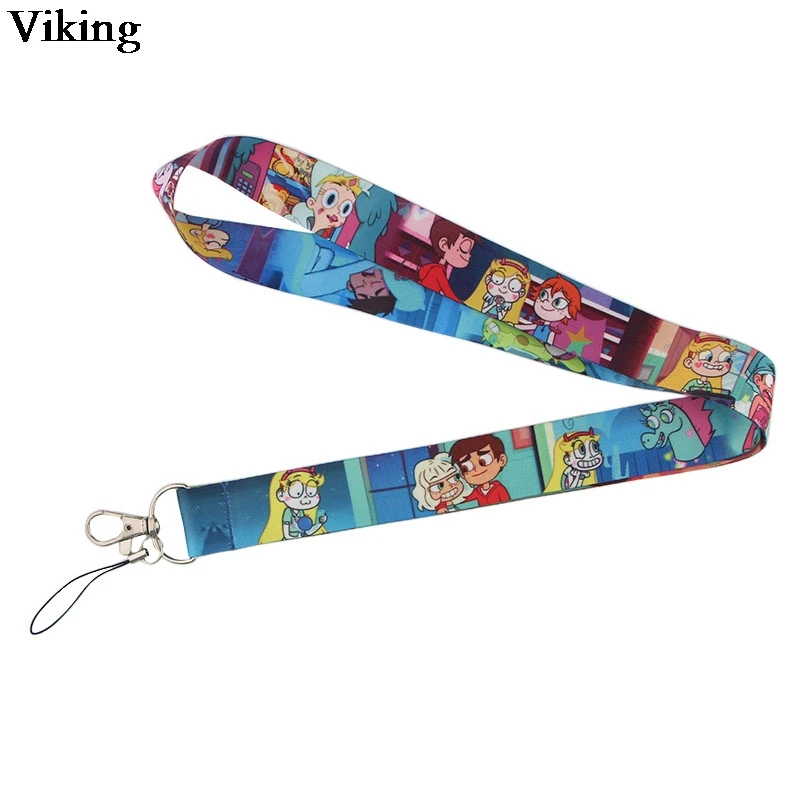 

Cartoon Print Lanyards For Key Cute ID Card Phone Neck Strap Keychains USB badge Holder Phone Hang Rope G0456