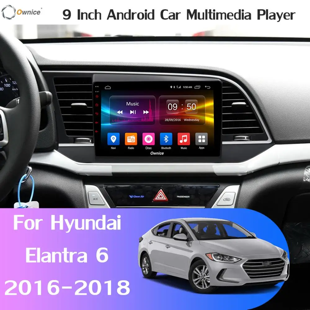 360 Pano ram ic 4 камера 4G RAM + 64G ROM Android 9 0 автомобильное радио для Hyundai Elantra 6 2015 2018 GPS Navi SPDIF