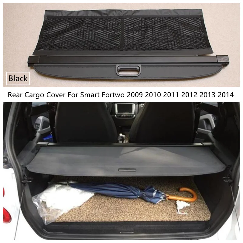 

Rear Cargo Cover For Smart Fortwo 2009 2010 2011 2012 2013 2014 Privacy Trunk Screen Security Shield Shade Auto Accessories