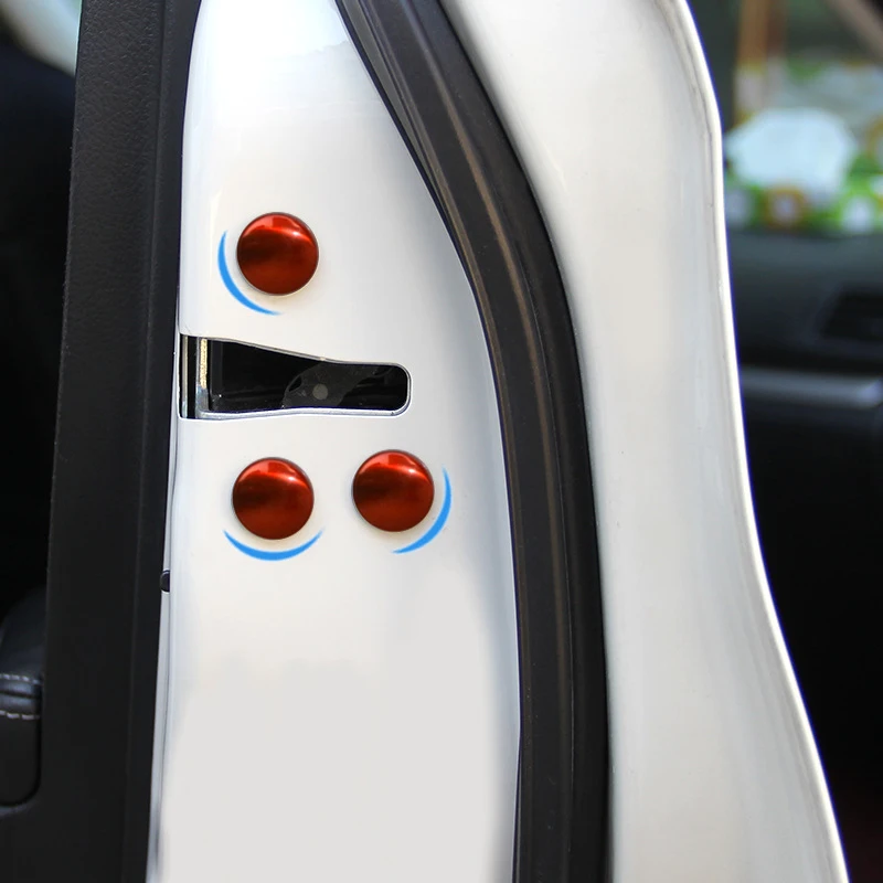 12 шт. Автомобильный Дверной замок Защитная крышка винта аксессуары для BMW AUDI VW Toyota