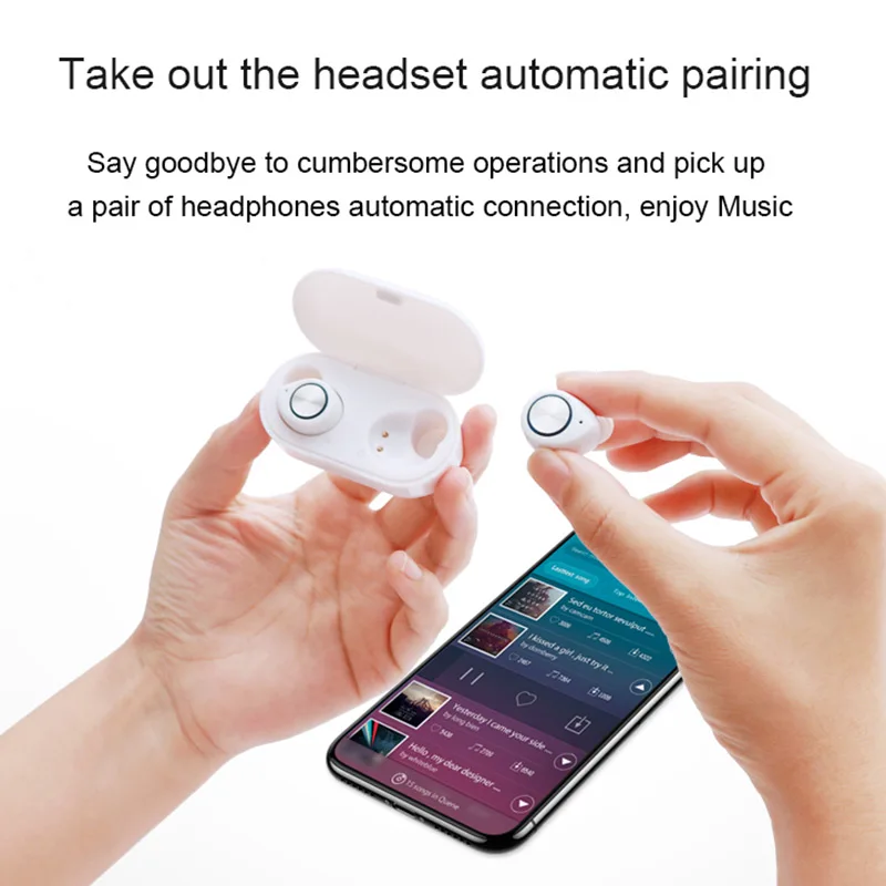 TW60 TWS сенсорные беспроводные наушники Bluetooth 5 0 Наушники Hi Fi стерео pk airdots tws i9000 для