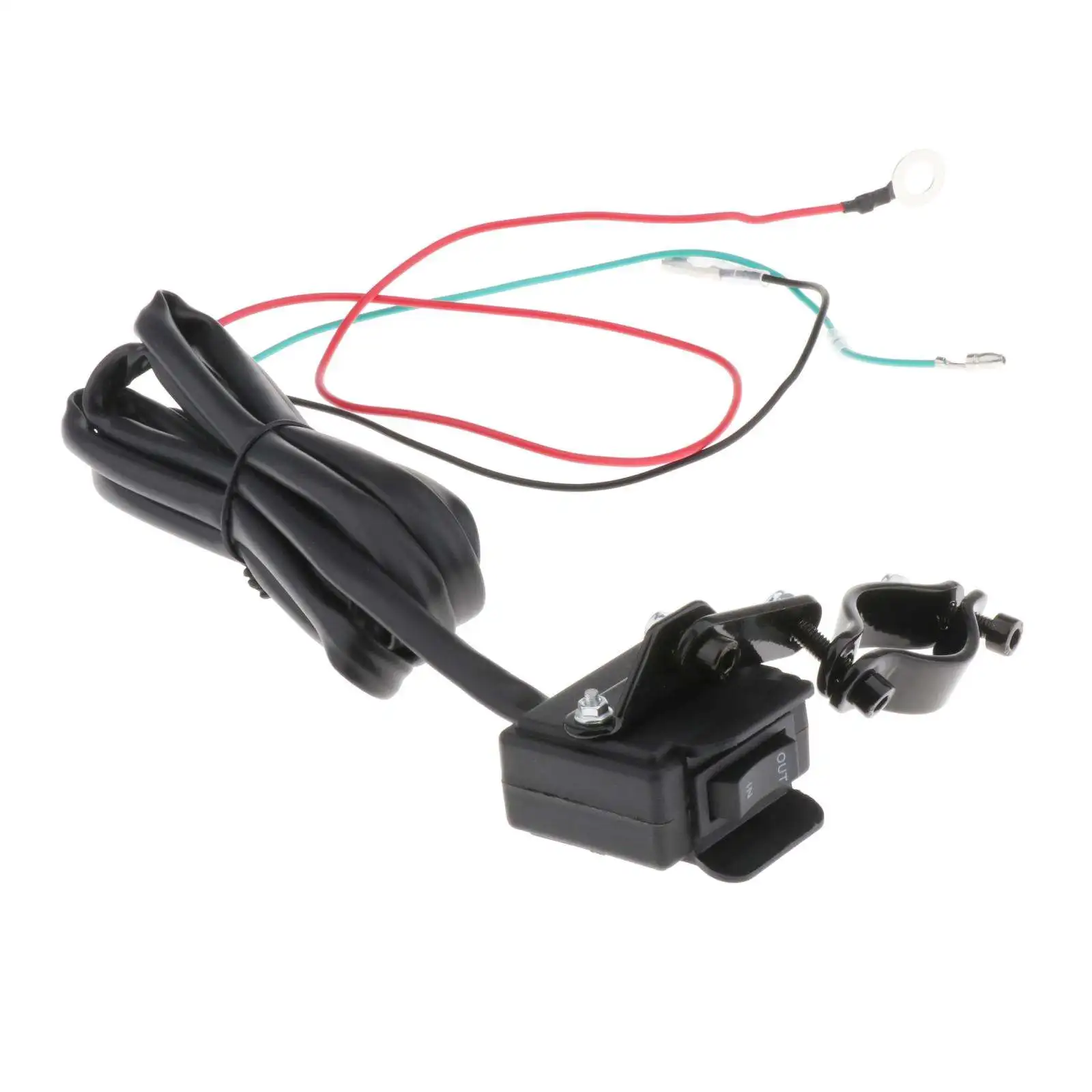 

12V ATV UTV Winch Rocker Handlebar Thumbswitch Replacement for All Winches Acce