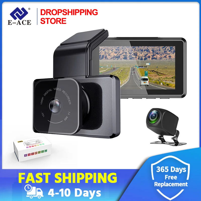 Дропшиппинг 1080P HD Mini 3 дюйма GPS Автомобильный видеорегистратор ночного видения ADAS