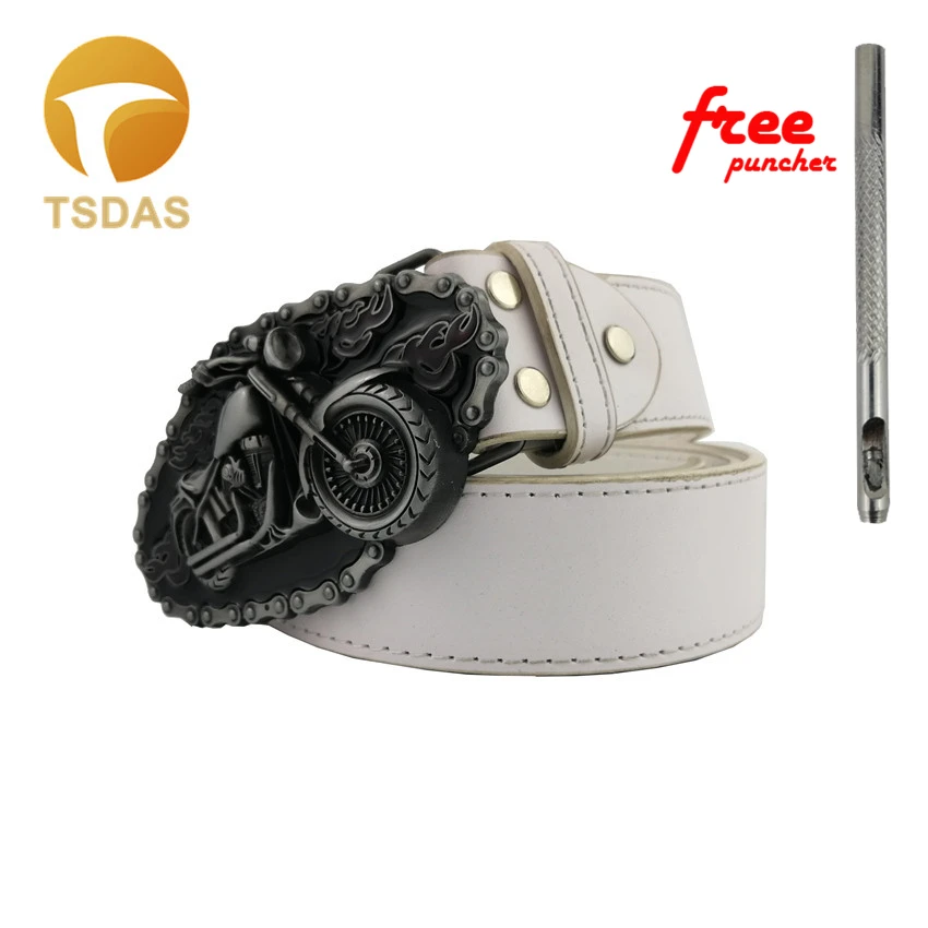 Ковбой горения в байкерском стиле с металлическим ремнем модная обувь пряжкой