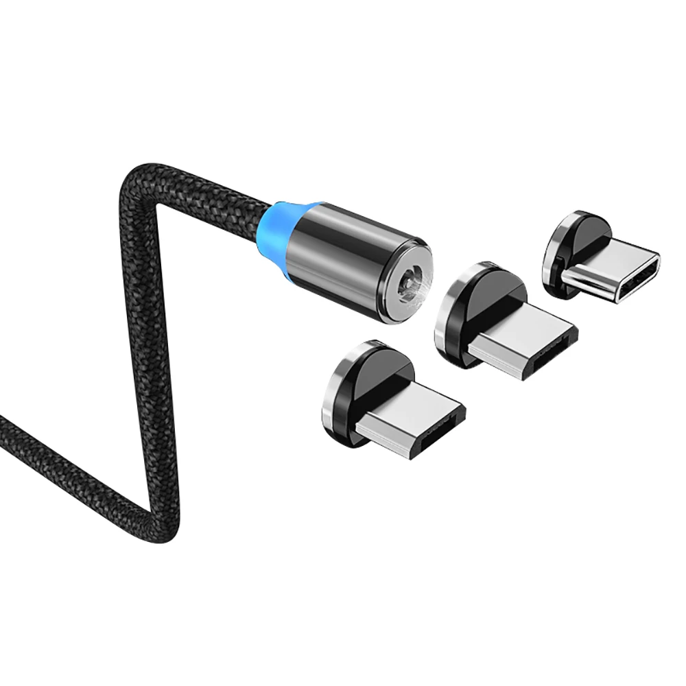 ! Магнитные зарядные кабели ACCEZZ Micro USB Type C 8 Pin для iPhone XS MAX XR 7 6 Plus зарядный кабель