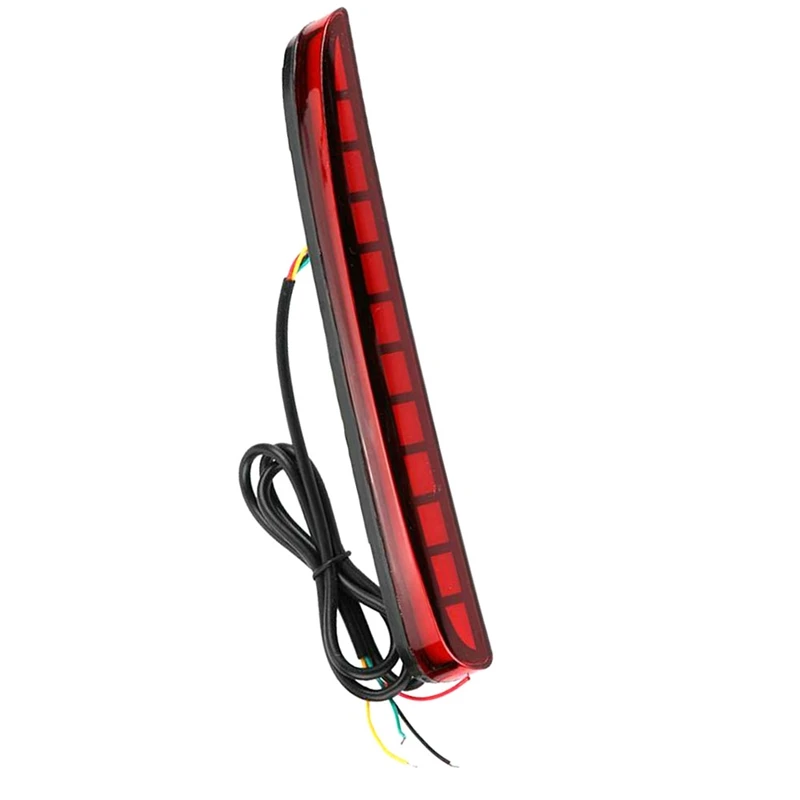 

DHBH-for Honda Civic 2017-2018 Type R Hatchback Led Brake Light Rear Bumper Reflector Driving Fog Lamp