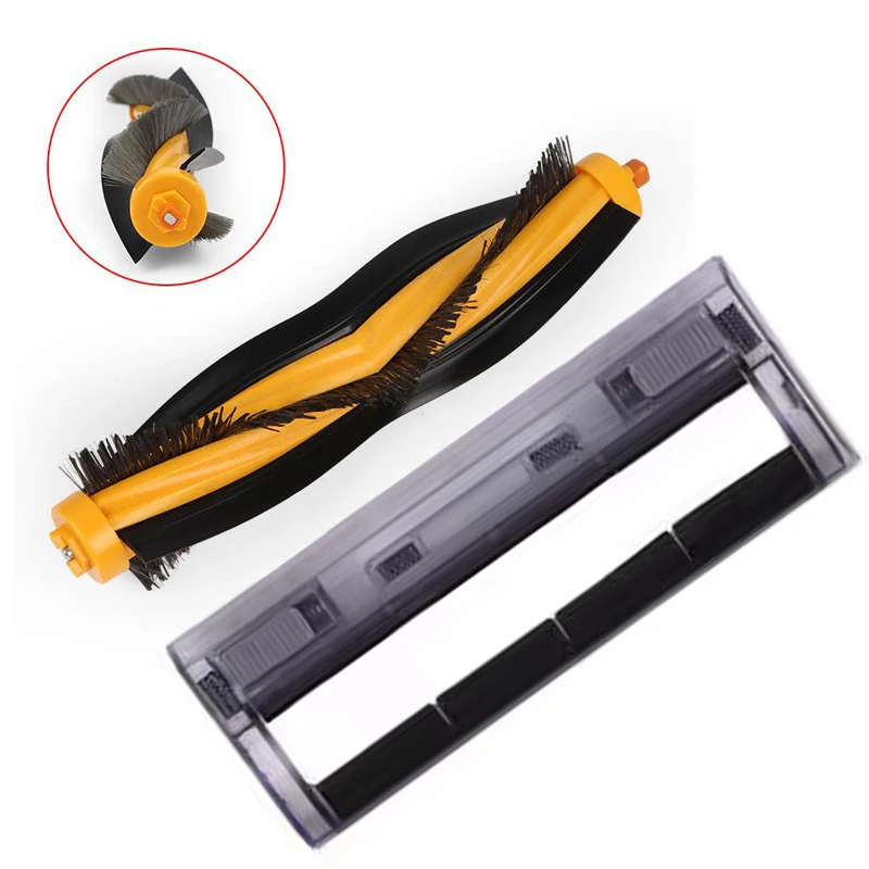 

2*Old Roller Brush & Cover Kit For Ecovacs Deebot OZMO 930 Vacuum Cleaner Parts