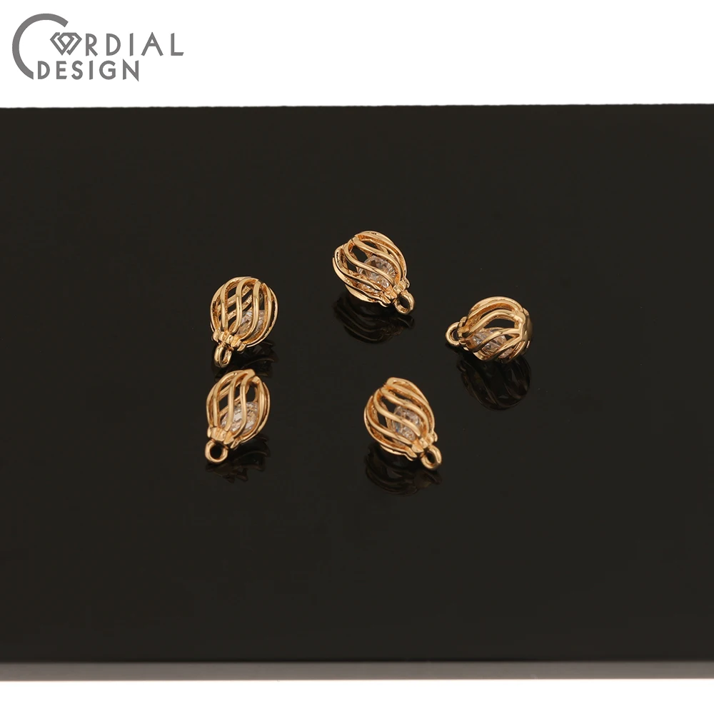 

Cordial Design 100Pcs 7*11MM Jewelry Accessories/CZ Charms For Earrings/Hand Made/Jewelry Findings & Components/DIY Pendant