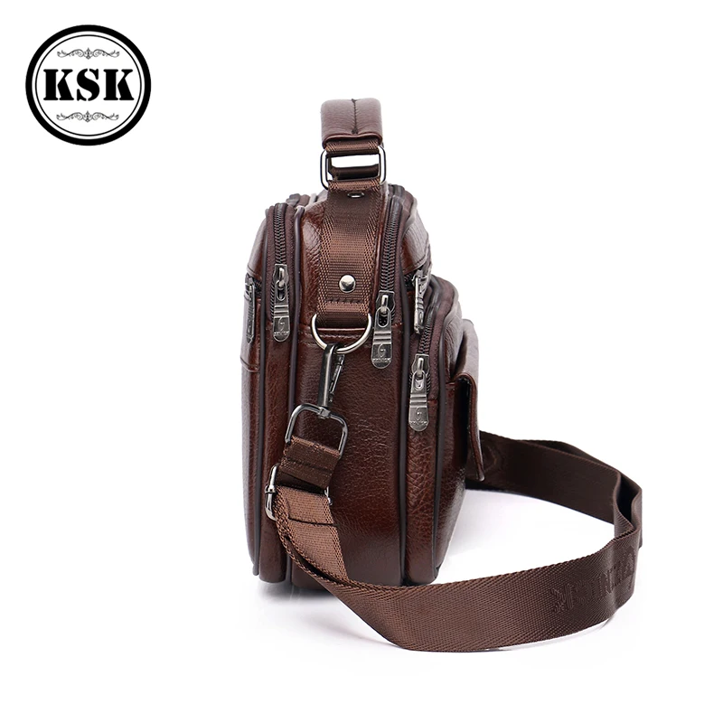Сумка мессенджер KSK Мужская из натуральной кожи| |