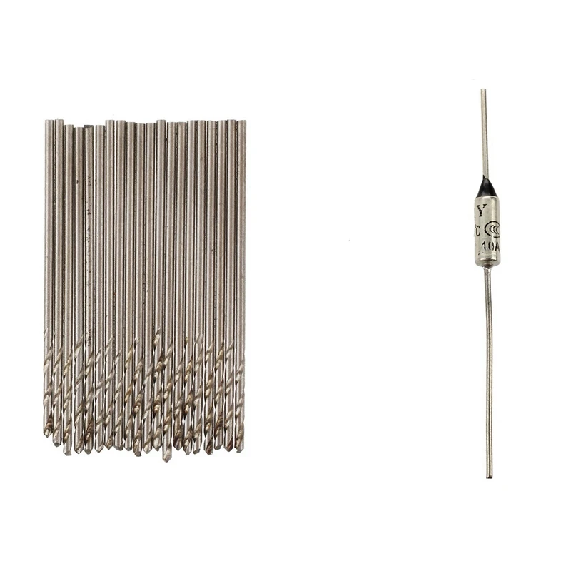 20 шт. 1 мм скрученный сверлильный наконечник и 10 отсечек цепи TF 160 градусов Цельсия