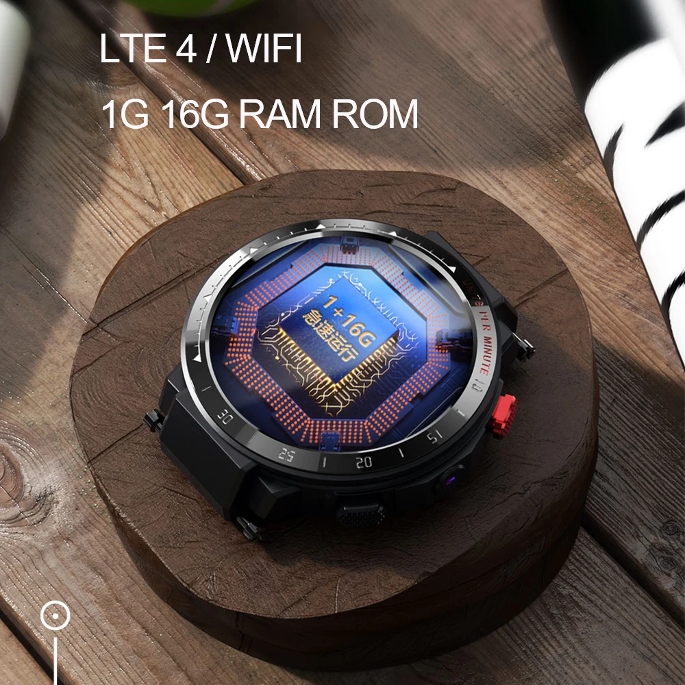 

LEMFO LES4 Smart Watch 4G GPS 900Mah Big Battery Support SIM Card Camera Smartwatch 2021 For Android IOS 16GB ROM 1.6 Inch