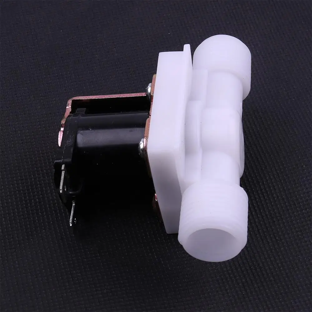 Новый Белый нормально закрытый DC 12V электрический магнитный клапан управления