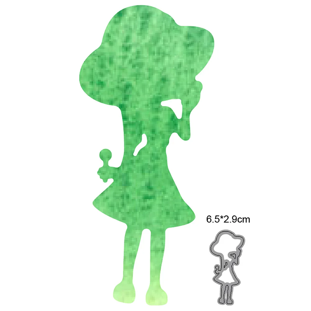 

Christmas dies Girl Metal Cutting Dies Stencils For DIY Scrapbooking Decorative Embossing dies Handcraft Dies Cutting Craft dies