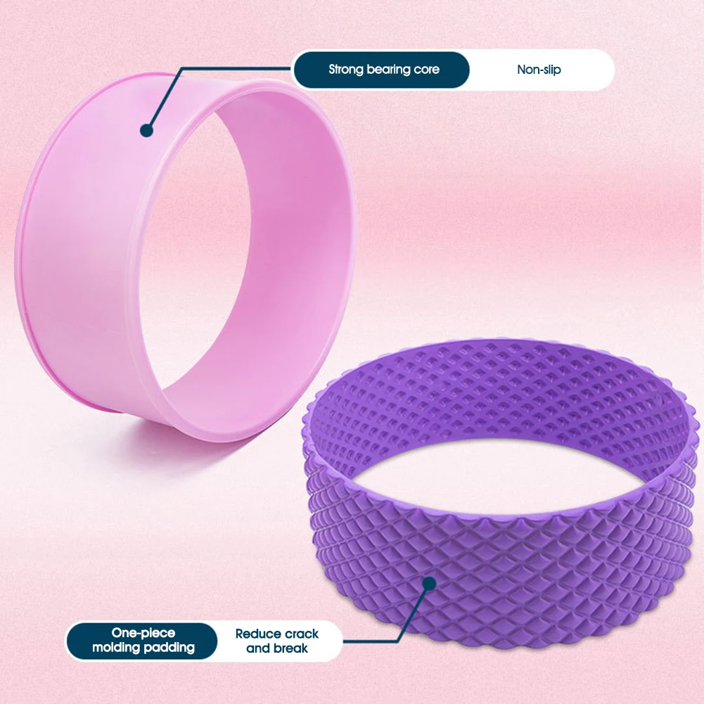 

Yoga Wheel Stretching Circle Comfortable Non-Slip Padding, Improves Flexibility