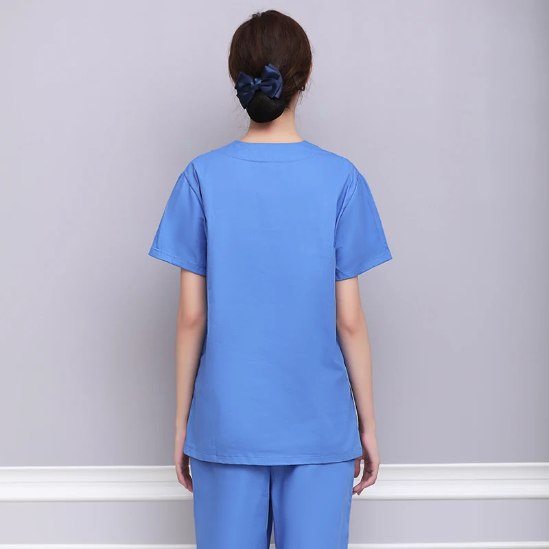 

Men's and women's hand washing clothes pure cotton brush hand service nurse service separate suit isolation service hospital