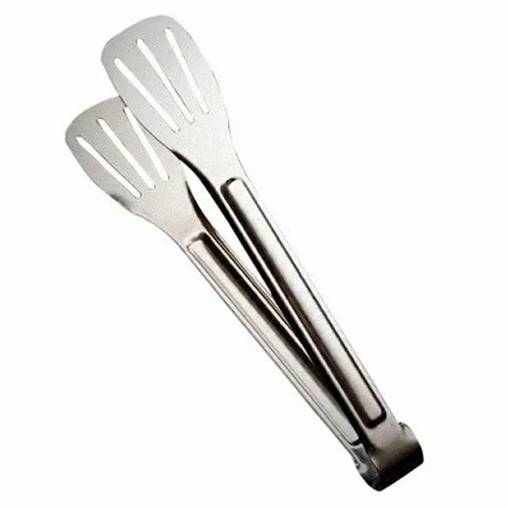 

Barbecue Clip Stainless Steel Utility Food Tongs Set Kitchen Metal Tongs Bread Tongs Pastry Tongs Utility Food Tongs
