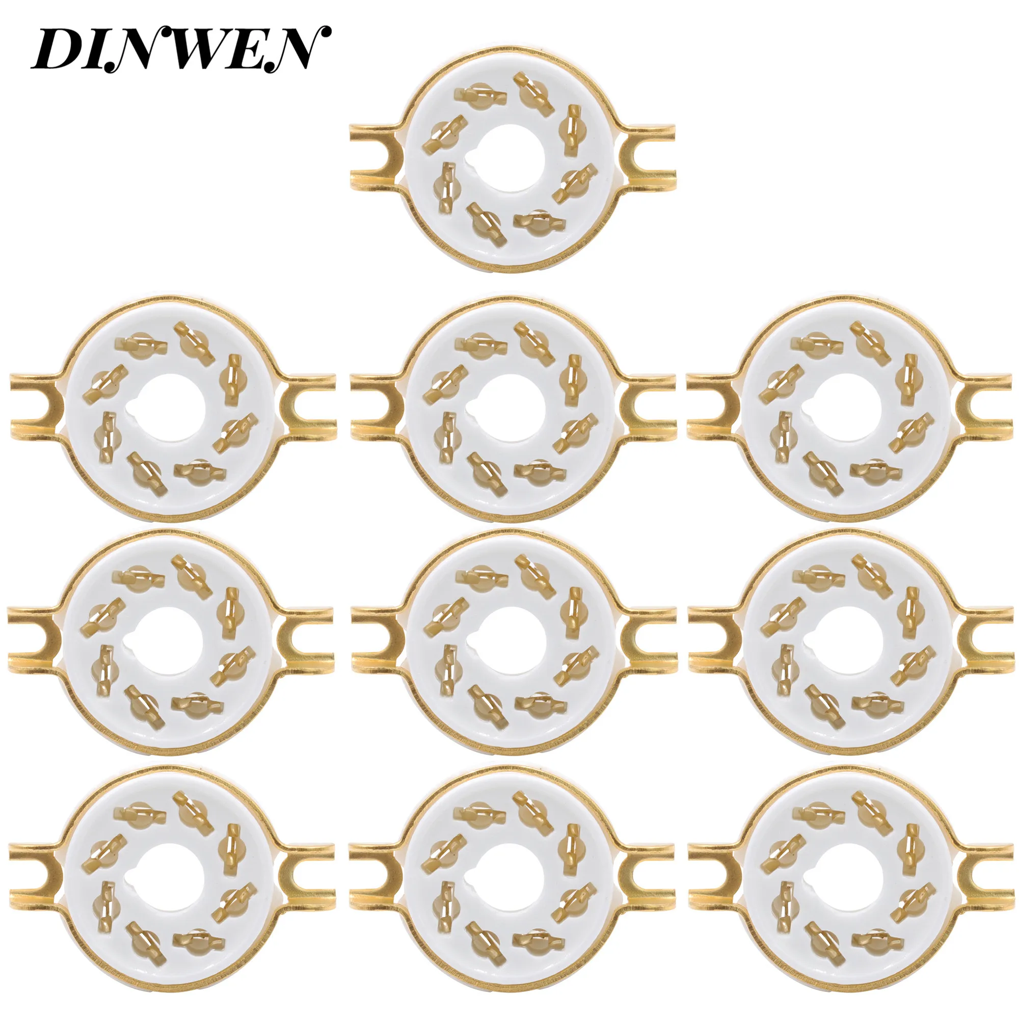 

DINWEN Керамические трубчатые гнезда 8 pin для ламп