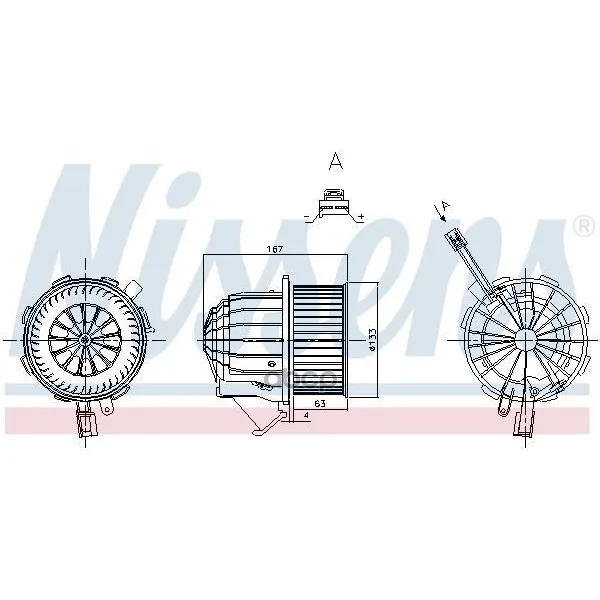 Вентилятор Салона Audi A4 (B8) Q5 (8r) Autoac (Версия Behr) 12/12 87428 Nissens арт. 87428|Зеркала и крышки| |