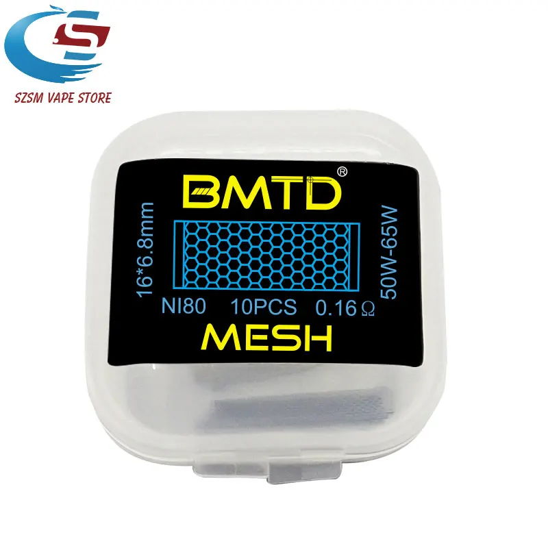 Для сетки V2 RDA 2 коробок (10 ⑤ упак.) сетка катушки 16*6 8 мм (45 65 Вт) 10 шт 0.18ohm